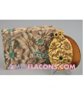 Concrète - qaium gold - passement vert
