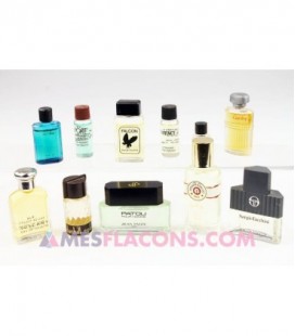 Lot de 10 miniatures masculines (marques diverses)