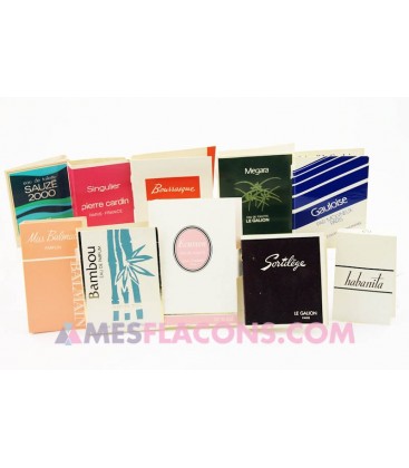 Lot de 10 tubes anciens (tigette) avec leur pochette (marques diverses)