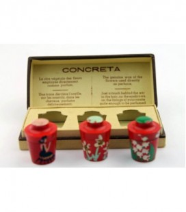 Concrète - Coffret de 3 urnes colorées