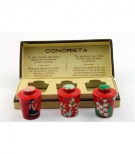 Concrète - Coffret de 3 urnes colorées