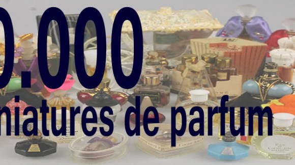 Announcement of the book "10.000 miniatures de parfum"
